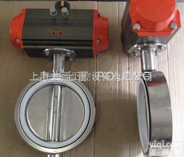 PO8674-10P  四氟气动卫生级<em>蝶阀</em>|PTFE<em>阀座</em>