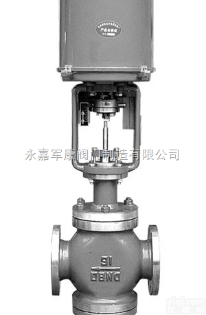 DN25-300  ZDLQ、ZDLX型<em>电子式</em>电动<em>三通</em><em>调节阀</em>