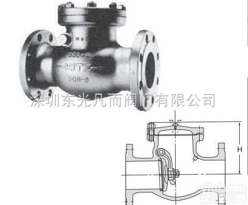 300SOB  <em>KITZ</em>球墨铸铁法兰旋启式<em>止回阀</em>｜日本<em>北泽</em>旋启式<em>止回阀</em>