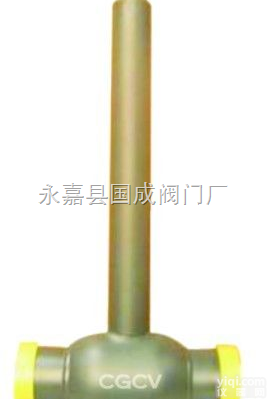 Q61F  <em>加长</em>杆直埋<em>焊接</em><em>球阀</em>,一体式<em>焊接</em><em>球阀</em>