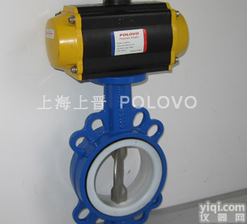 PO8674-16  <em>四氟</em><em>阀座</em>气动<em>蝶阀</em>