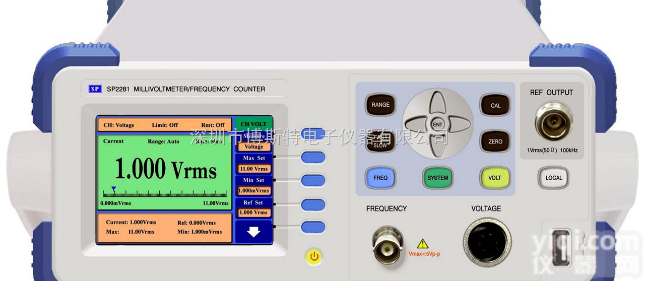 SP2281  南京盛普SP2281数字<em>射频</em>电压-<em>功率表</em>/<em>频率计</em>