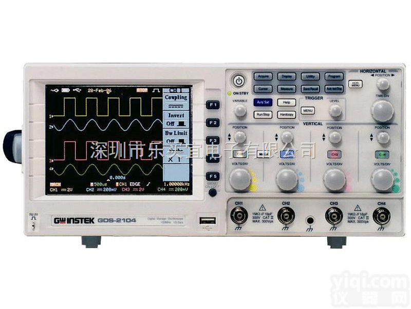 GDS-<em>2000</em>  <em>台湾</em>固纬GDS-<em>2000</em> 系列数字存储示波器