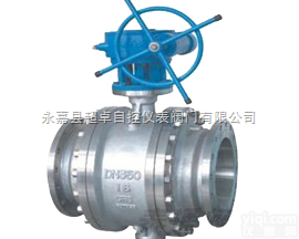 <em>Q347H</em>不锈钢<em>蜗轮</em>固定<em>球阀</em>