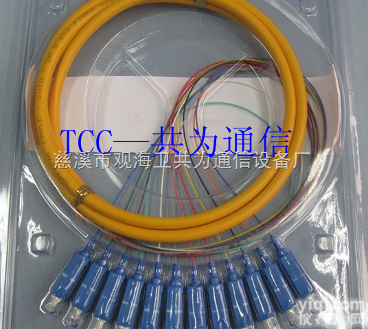 SC  12芯SC束状<em>尾纤</em>-<em>光纤</em><em>尾纤</em>