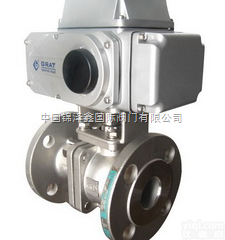 <em>不锈钢法兰式电动球阀</em>  <em>不锈钢法兰式电动球阀</em>