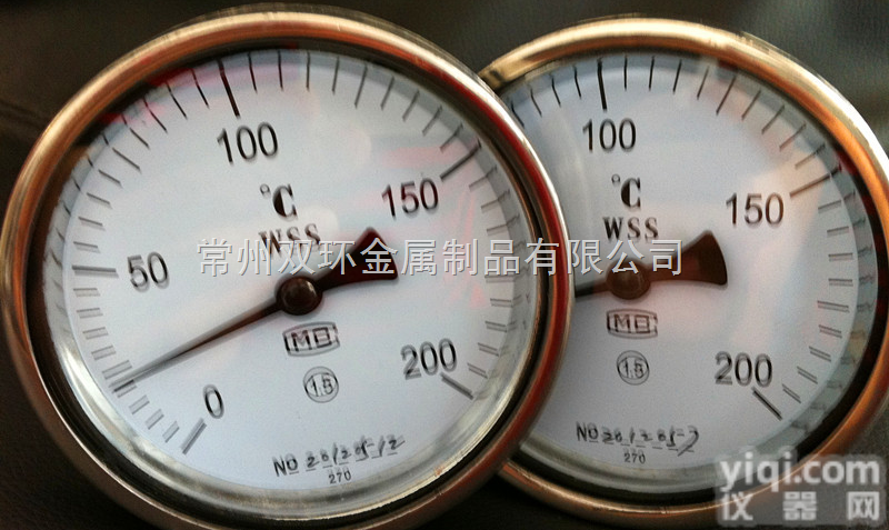 <em>WSS401</em>  轴向双<em>金属</em><em>温度计</em>