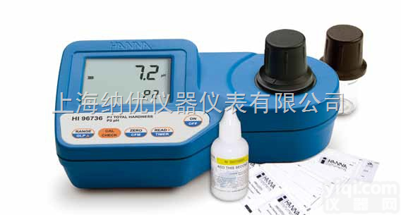 HI96736  微电脑总硬度（CaCO3）- <em>酸度</em>（pH） 浓度<em>测定仪</em>
