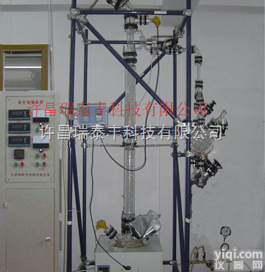 RFJL-30  <em>中试</em>玻璃<em>精馏</em>塔厂家（图），玻璃<em>精馏</em>塔设备图，  小型<em>精馏</em>实验装置