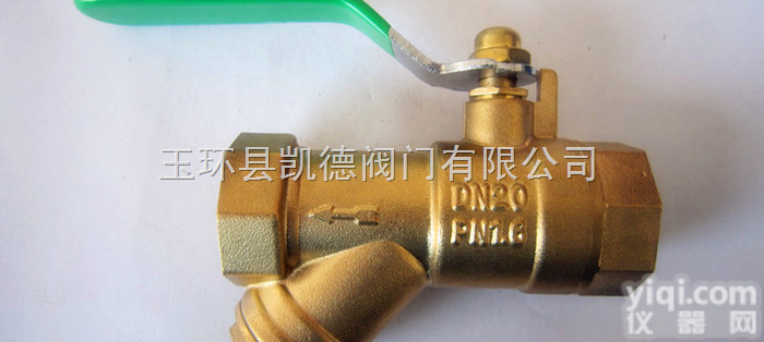 KDS  <em>黄铜</em>过滤阀带<em>球阀</em>，内螺纹过滤器<em>球阀</em>，<em>黄铜</em>过滤器<em>球阀</em>价格