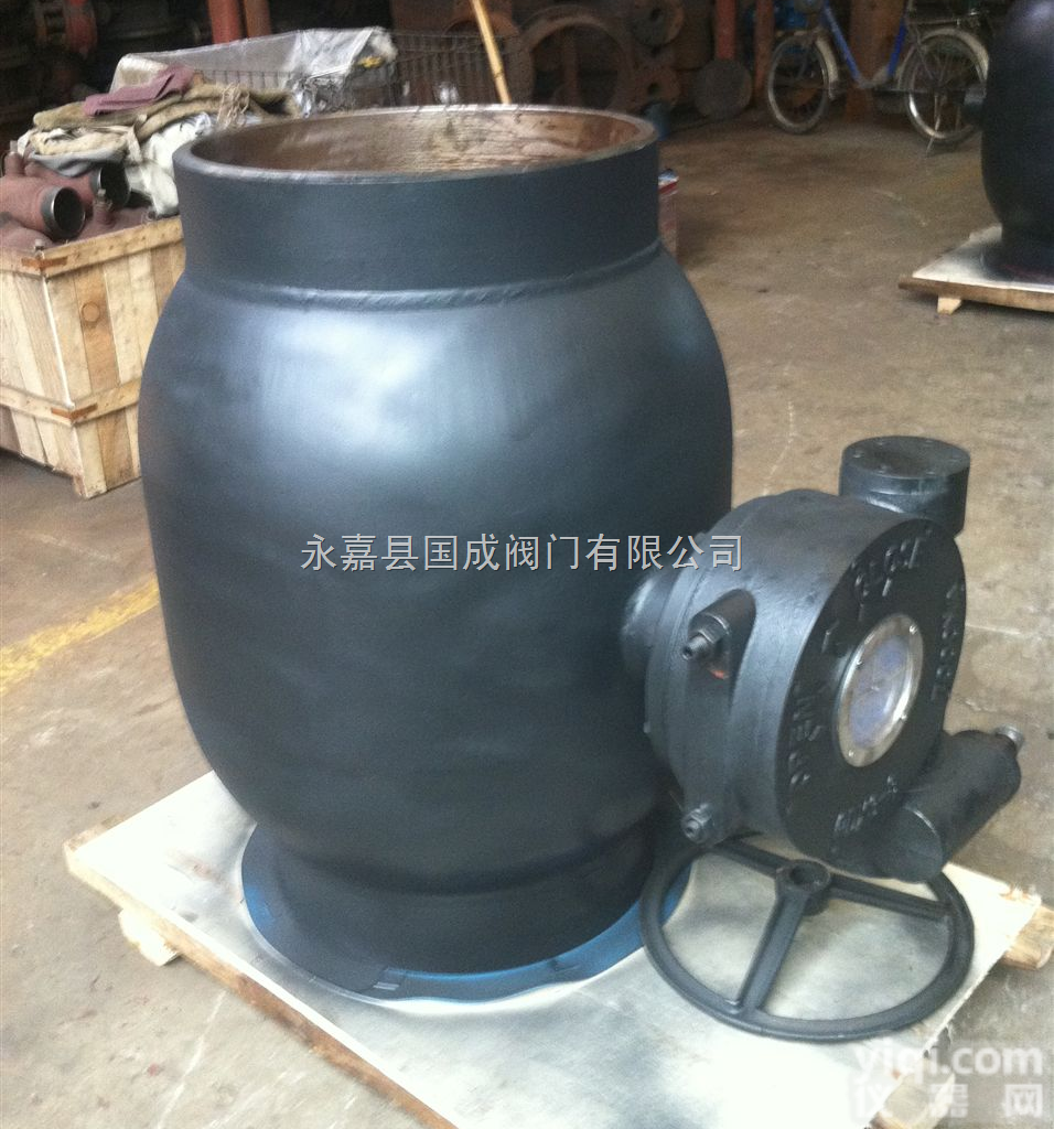 Q367F  全焊接<em>球阀</em>DN600,<em>涡轮</em>固定焊接<em>球阀</em>