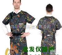 X射线半袖双面连体<em>防护衣</em>重叠<em>卡扣</em>型（0.35mmPb）C212