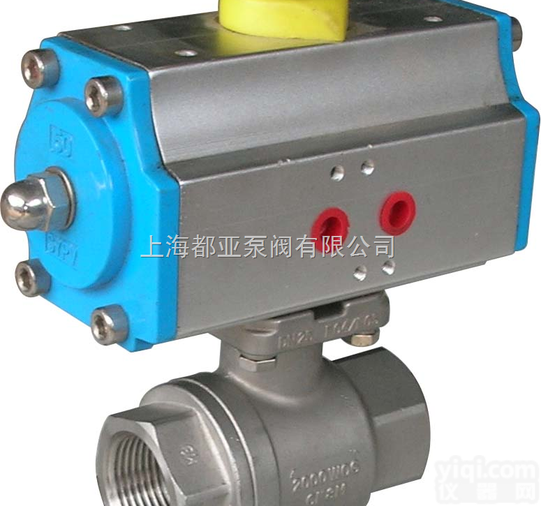 <em>Q611F  气动二片式内螺纹球阀</em>