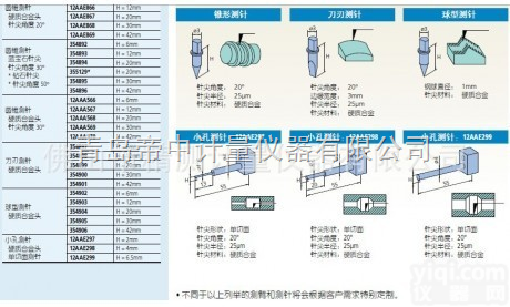 354884  <em>三丰</em><em>轮廓</em>仪测针354884特价经销（<em>现货供应</em>）