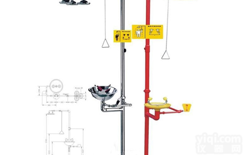 紧急冲淋装置|<em>实验室</em><em>专用</em>椅|台式移动单眼洗眼器|台式移动双眼洗眼器