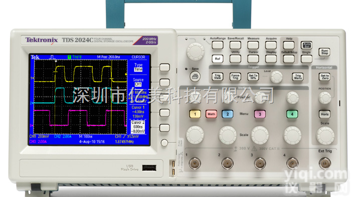 <em>TDS2001C</em>  美国<em>泰克</em>Tektronix <em>TDS2001C</em>数字示波器（50MHz）