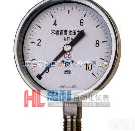 YE-100B<em>不锈钢</em><em>膜盒</em><em>压力表</em>/<em>压力表</em>【质量保证】  YE-100B<em>不锈钢</em><em>膜盒</em><em>压力表</em>/<em>压力表</em>【质量保证】