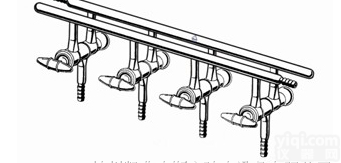 VM200 <em>双排</em><em>气体</em><em>分配器</em>（具玻璃节门）
