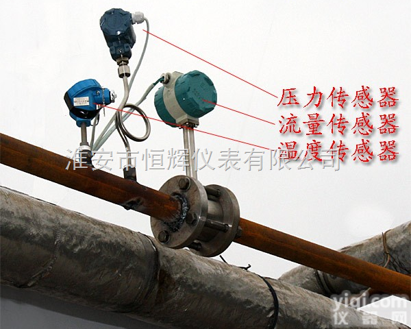 HH-<em>LUGB  蒸汽流量计</em>现场安装图-蒸汽流量计厂家-过热蒸汽选HH-LUGB