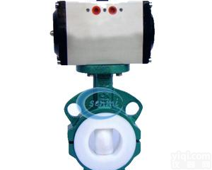 <em>D671F46</em>  <em>气动</em>衬氟<em>蝶阀</em>，<em>气动</em><em>蝶阀</em>