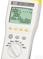 TES-33 电池<em>测试器</em>  电池<em>容量</em> 0 to 1200安培小时 电流 : 约40mA , 4mA...