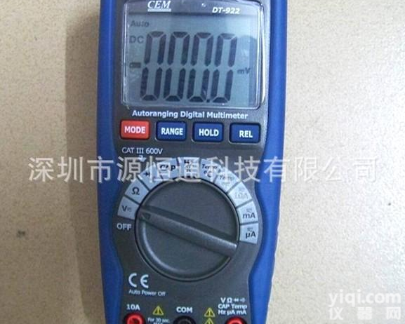 CEM华<em>盛昌</em>DT-<em>922</em>小型数字<em>万用表</em>