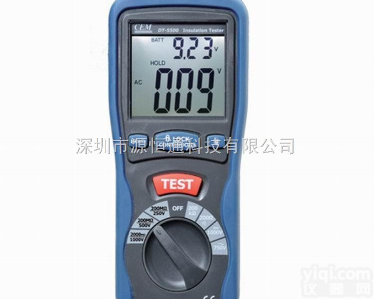 DT-<em>5500</em>  <em>香港</em>CEM<em>绝缘</em>电阻测试仪