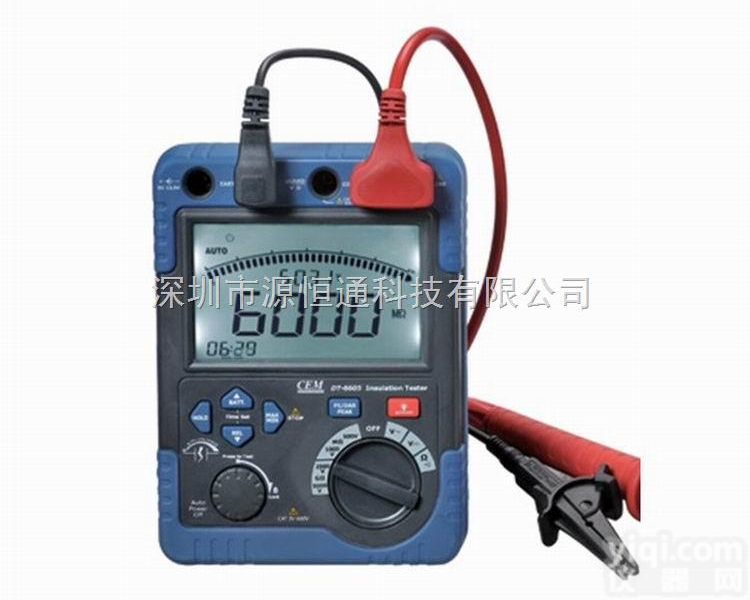CEM华<em>盛昌</em>DT-6605高压<em>绝缘</em>电阻测试仪