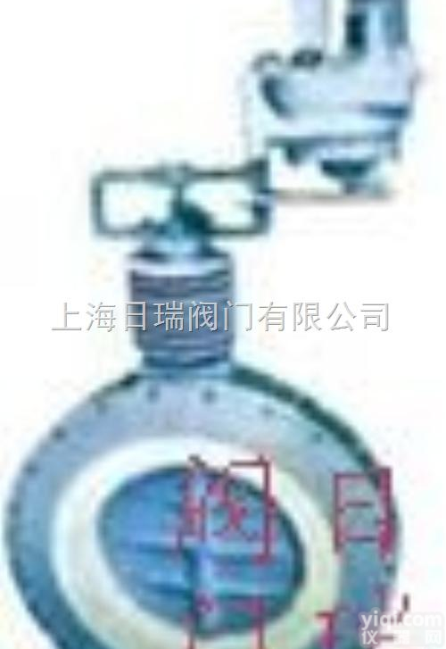 日瑞<em>蝶阀</em> KVGD9113-1P型电动双<em>水冷式</em>超高温<em>蝶阀</em>