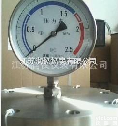 电阻<em>远传</em><em>隔膜</em><em>压力表</em>（螺纹/法兰）找江苏润仪