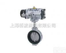 16DJUE<em>弹簧复位气动蝶阀</em> 北泽气动蝶阀