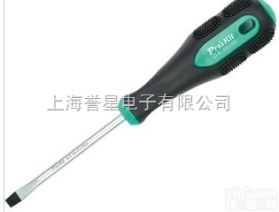 9SD-207A  宝工9SD-207A绿黑双色一字<em>起子</em>螺丝刀 <em>螺丝批</em> <em>起子</em> 改锥