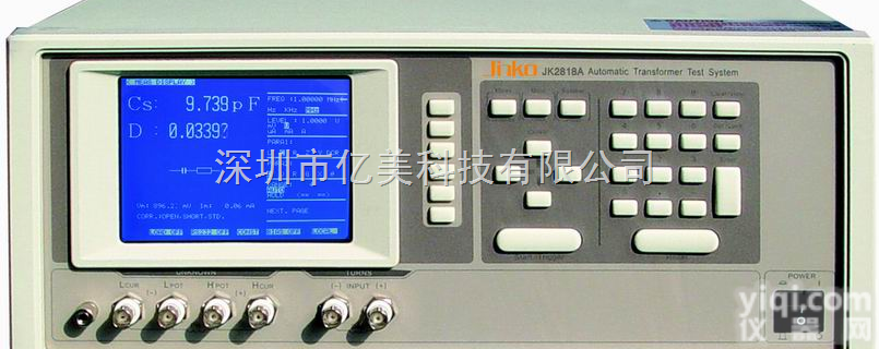 JK2818A  厂家直销<em>常州</em>金科JK2818A自动<em>元件</em><em>分析仪</em>