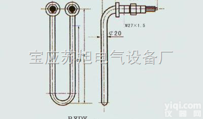 BYDX  普通BYDX型<em>硝盐</em>溶液和BYDJ型碱溶液用<em>管状</em><em>电热元件</em>