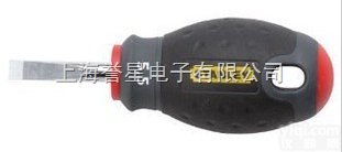 65-484-14  三色柄一字<em>螺丝批</em>（<em>短款</em>） 65-484-14