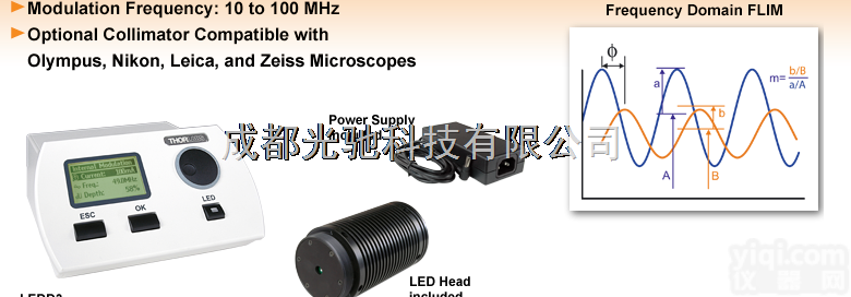 FLIM显微镜<em>调制</em>LED<em>光源</em>