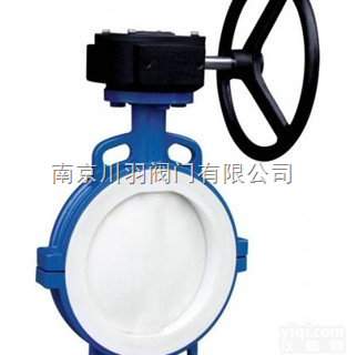 D341F46  手动衬<em>四氟</em><em>蝶阀</em>,蜗轮衬<em>四氟</em><em>蝶阀</em>