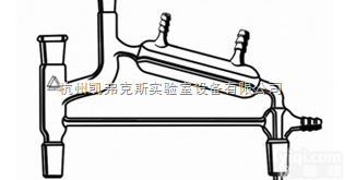 带刺蒸馏头，有夹套|减压蒸馏头|<em>杭州凯弗克斯</em>