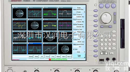 Advantest R3860  矢量网络<em>分析仪</em> 300KHz-8GHz <em>爱德</em>万 R3860 销售，租赁...