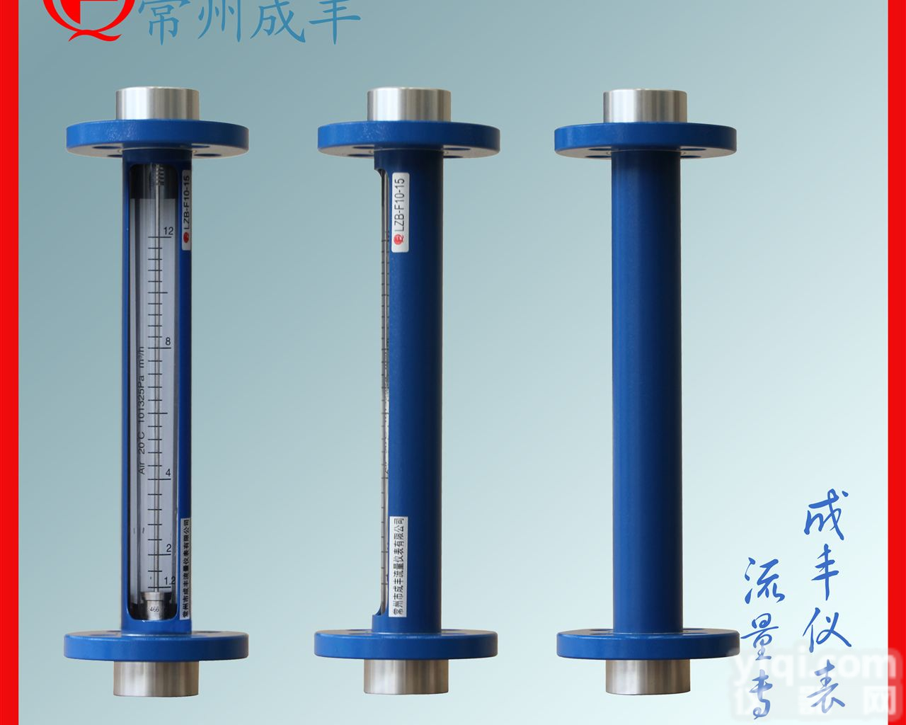 F10-15  玻璃转子流量计专业<em>生产厂家</em>【常州成丰】<em>进口品</em>质，全国*的玻转非标定制资...