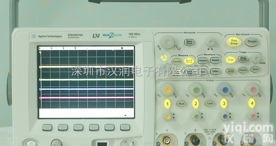 <em>DSO5014A</em>  <em>Agilent</em> 100MHz 数字示波器 2GSa/s 4通道  DS...