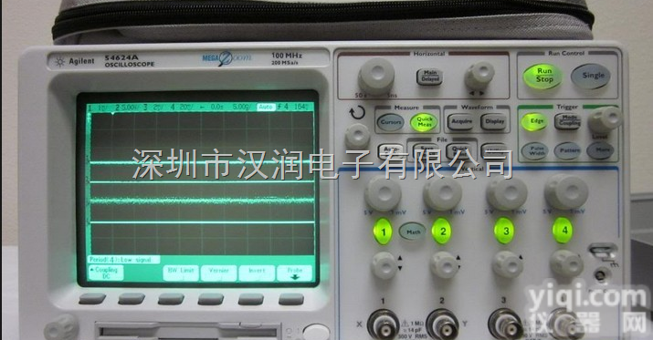 54624A  100MHz 混合<em>示波器</em> （4通道+<em>16</em>逻辑） 采样率：200MSa/...