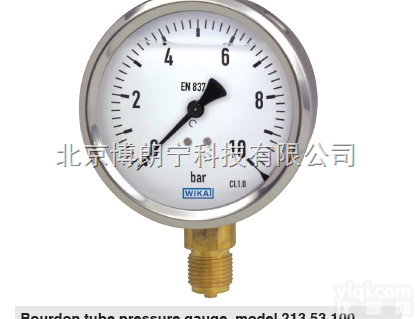213.53  wika<em>压力表</em>EN837-1制作标准