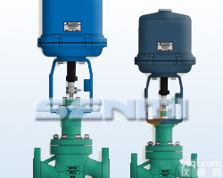 电动衬氟调节阀，ZRHPF46电动<em>衬氟波纹管调节阀</em>，耐腐蚀调节阀