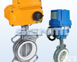 电动开关蝶阀，电动防爆切断蝶阀，<em>电动四氟密封蝶阀</em>