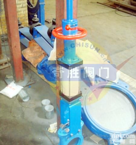 QBZ6s73H-16C-DN200  <em>铸钢</em>气动带<em>手动</em><em>刀闸</em>阀