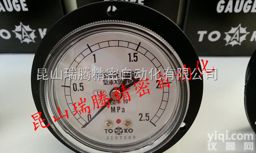 D-7/16-60x2.5MPa  （<em>埋入</em>型<em>压力表</em>）东洋<em>压力表</em>,TOKO压力计,东洋计器