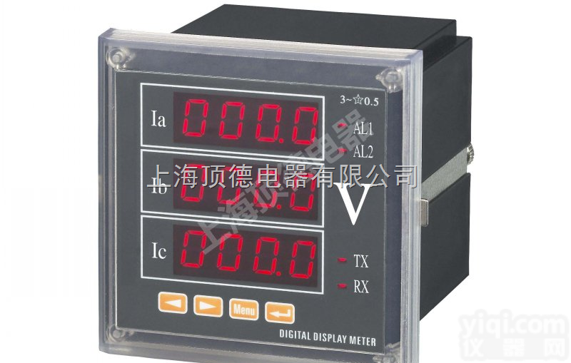<em>智能三相电压表</em>  山东特价三相电压表PMM2000-3K002A 120*120MM