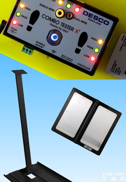 DESCO 19279  <em>COMBO</em> Tester X3手腕带防静电鞋综合<em>测试仪</em>
