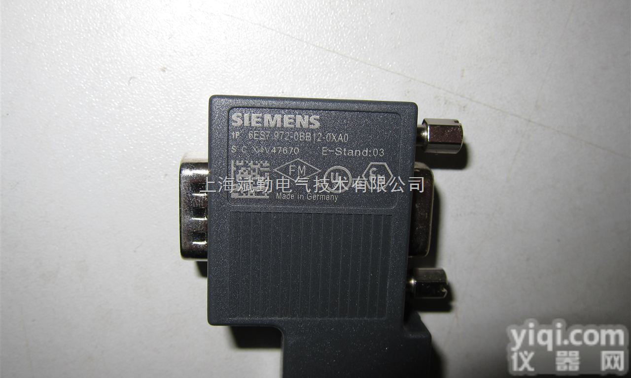 6ES7972-0BB12-0XA0  <em>西门子</em>90度<em>出线</em>电缆<em>接头</em>